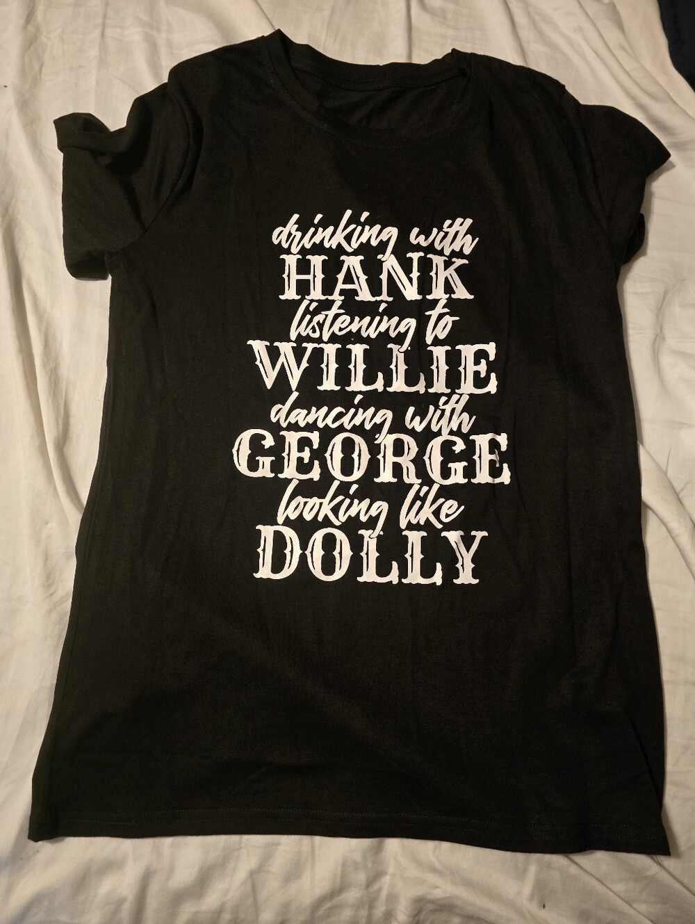 Washed, Never Worn! Oversized Small COUNTRY MUSIC Tee! $10 Or Free With Purchase